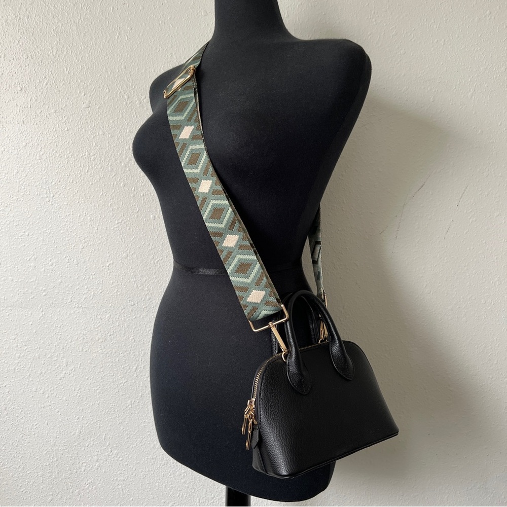Geometric Pattern Crossbody Bag Strap - image 4